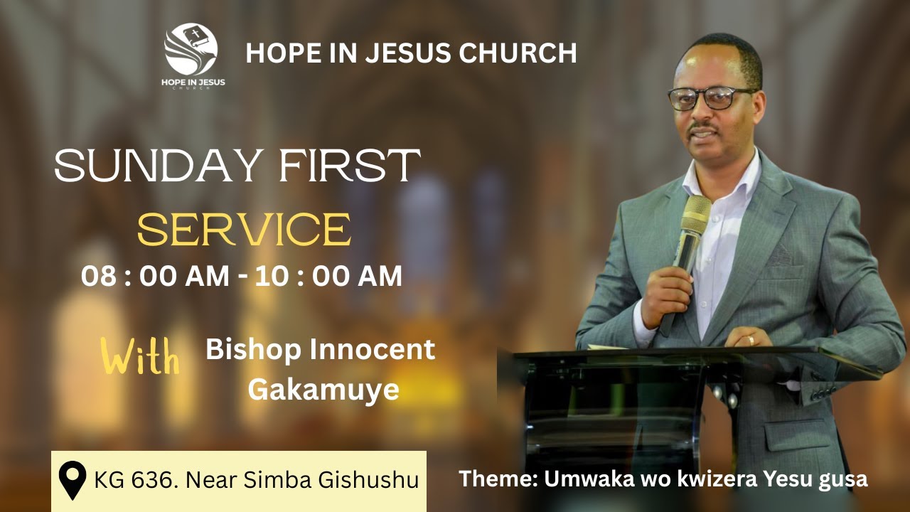 SUNDAY FIRST SERVICE WITH BISHOP INNOCENT.G // HOPE IN JESUS CHURCH //11.01.2026