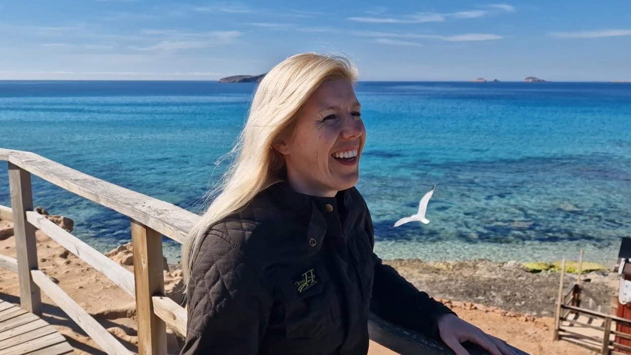 Touring the unspoiled west coast of Ibiza by motorcycle...