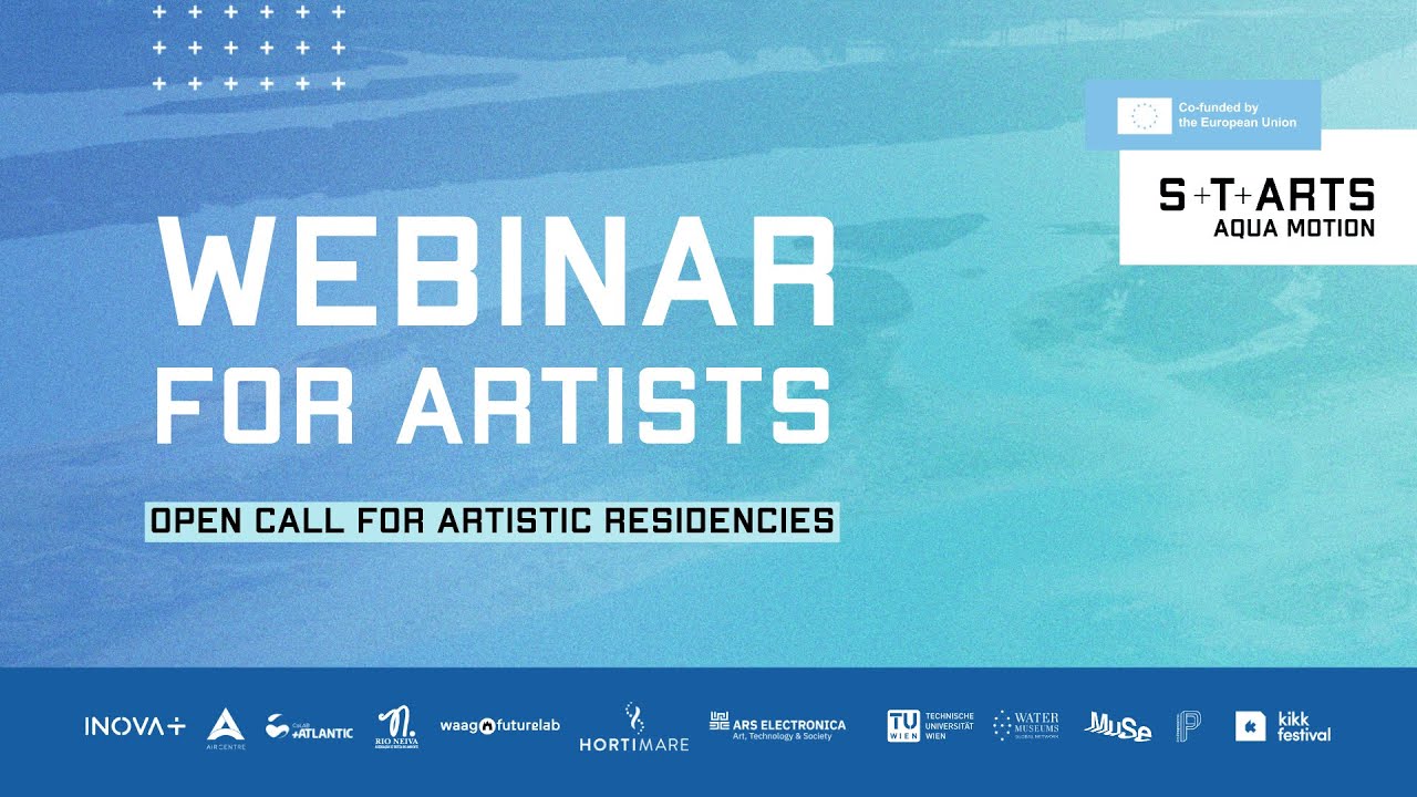 S+T+ARTS AQUA MOTION: Webinar for Artists (16 May 2025)