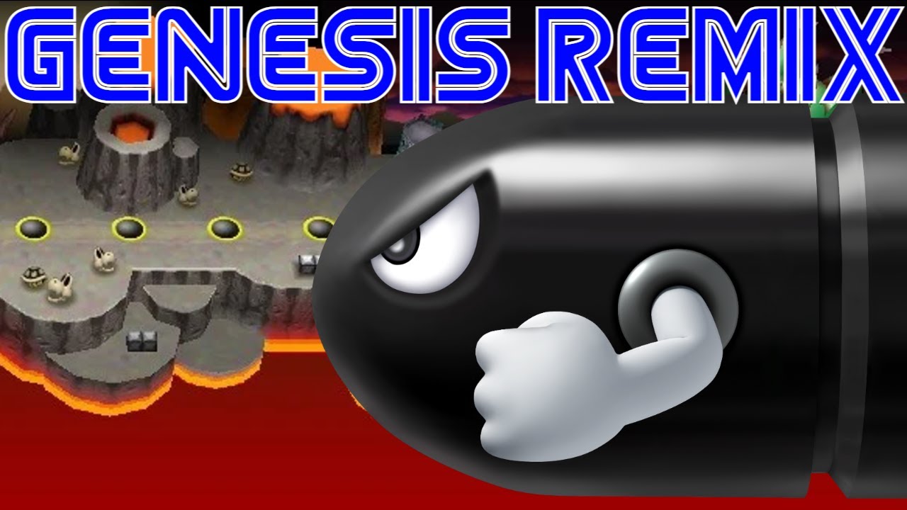 New Super Mario Bros. - World 8 Map (The Bowser Badlands) (Sega Genesis Remix)