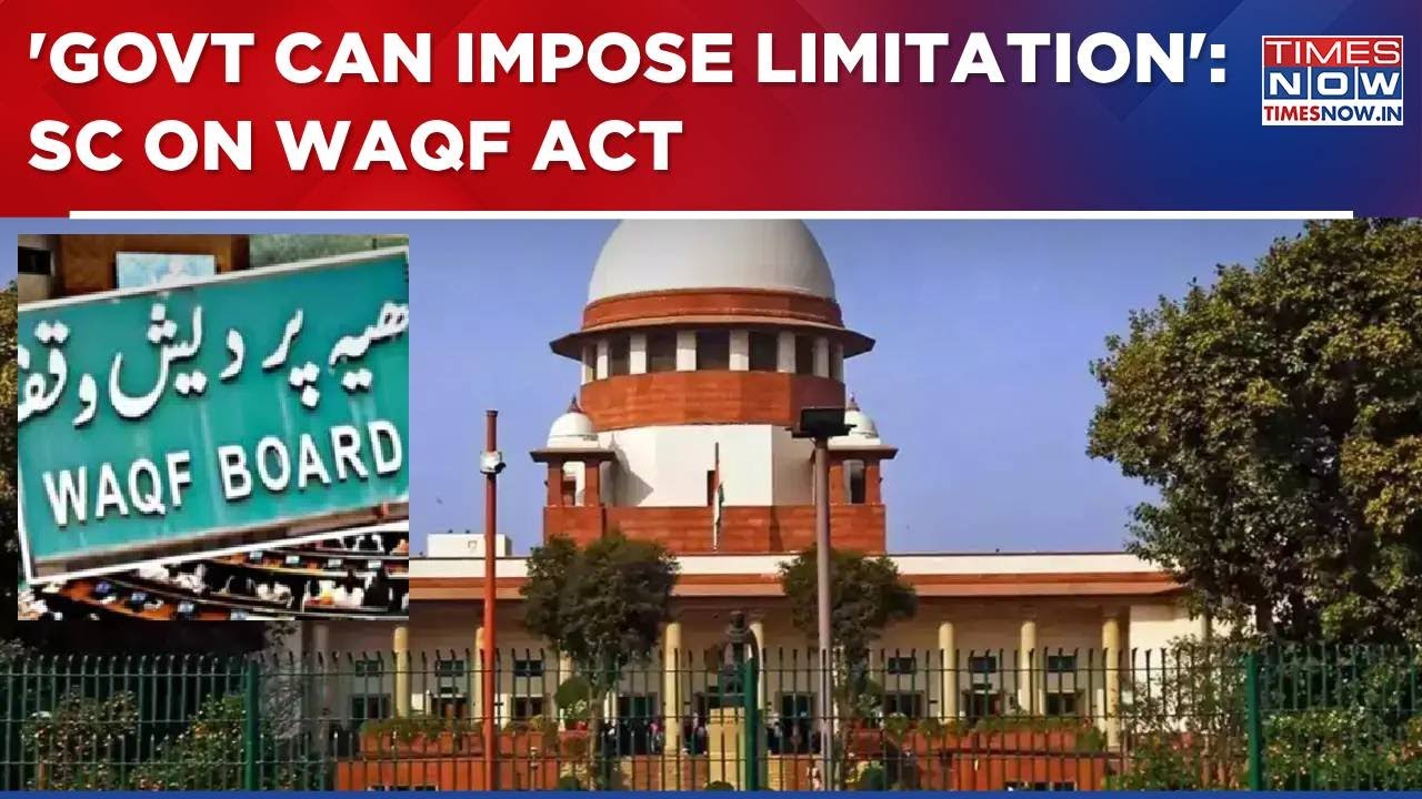 Supreme Court Hears Petitions Against Waqf Amendment Act; CJI Says Govt Can Impose Limitation| WATCH