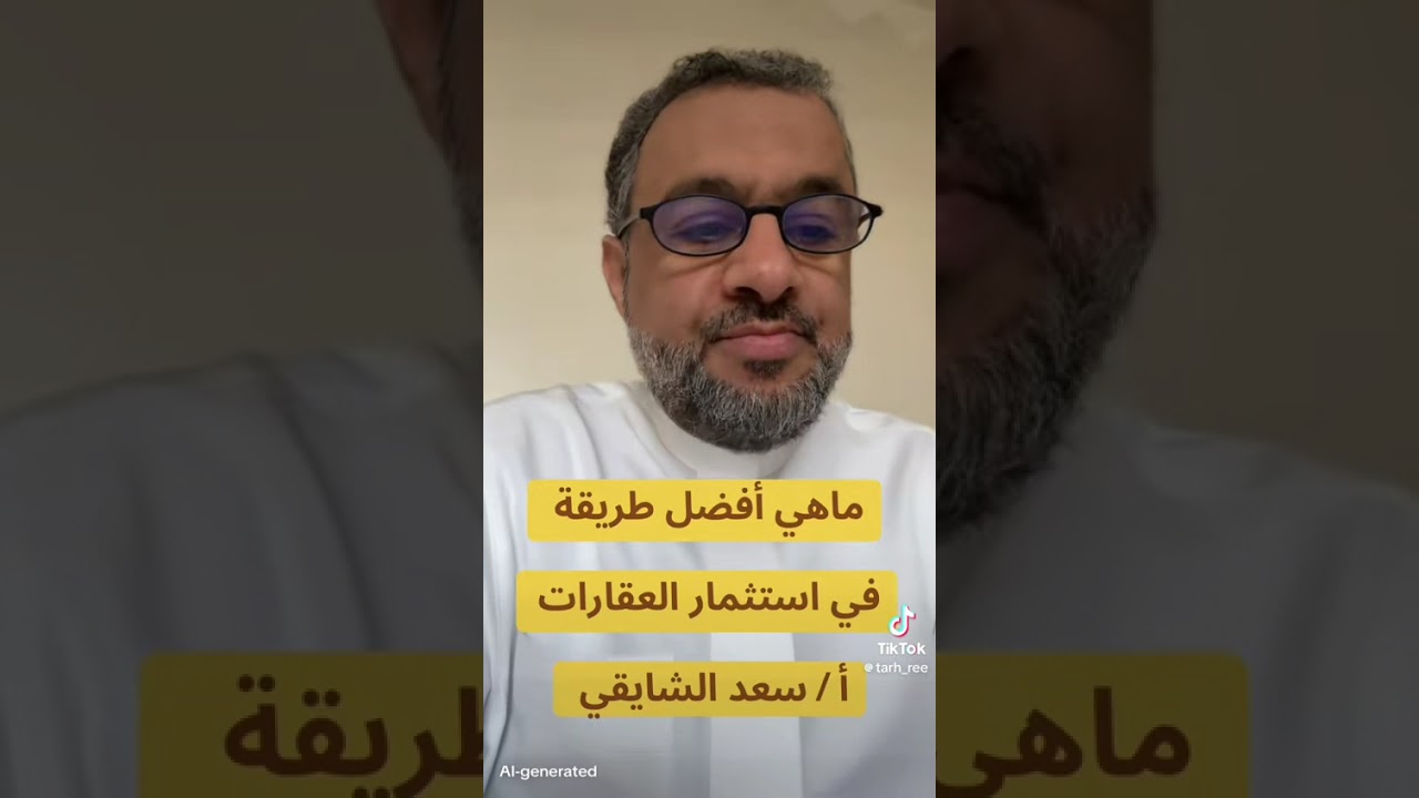 توجيهات عقارية بعنوان/ ماهي أفضل طريقة في استثمار العقارات ؟ أ/ سعد الشايقي