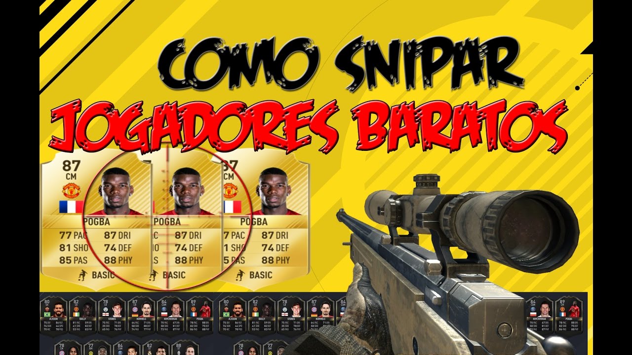 FIFA 17 Brasil - COMO CONSEGUIR JOGADORES BARATOS - Metódo SNIPING - Ultimate team