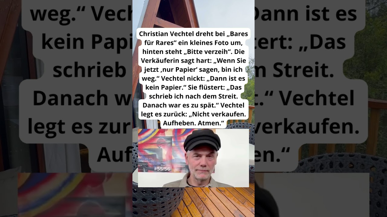 Wenn auf der Rückseite „Es tut mir leid“ steht – und ein Blick alles erklärt.