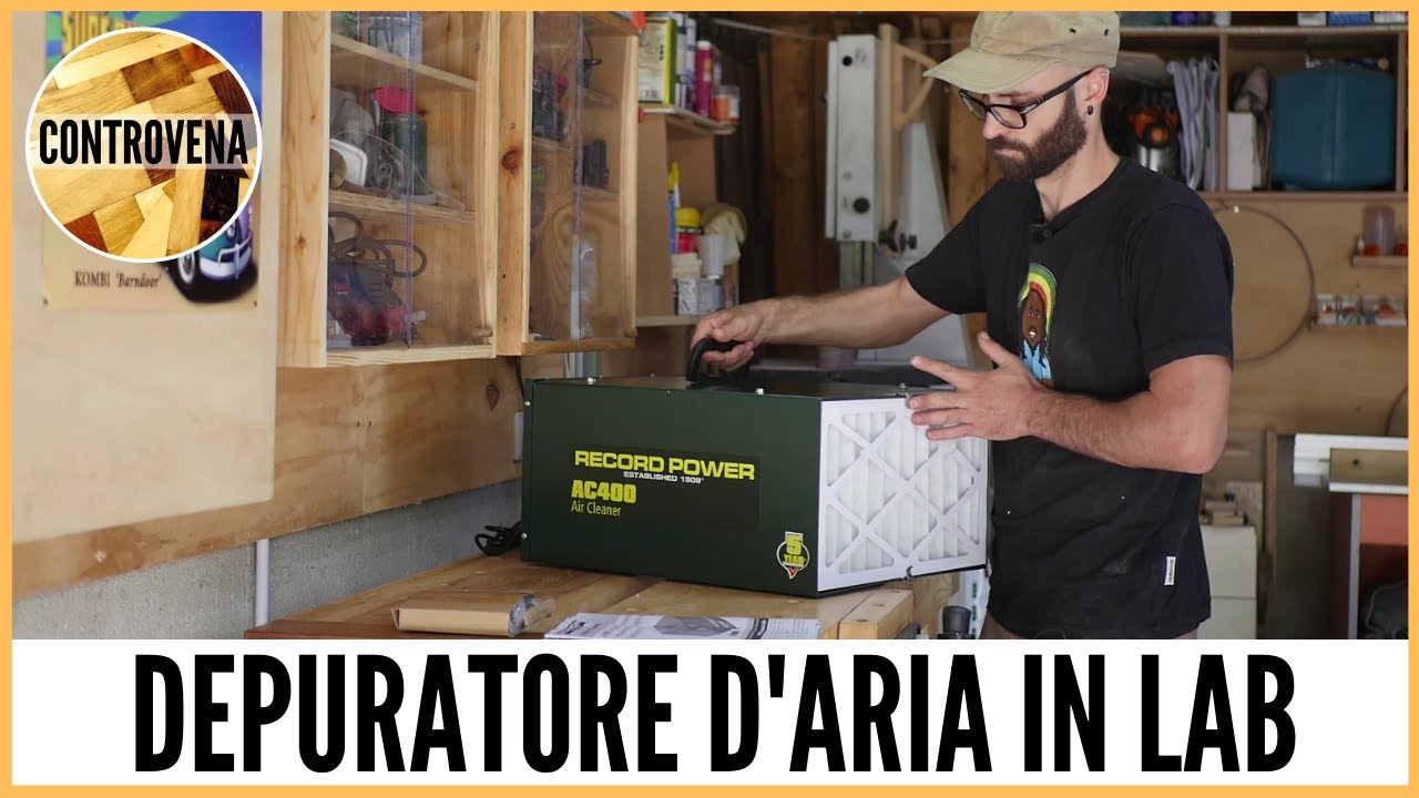 DEPURATORE d'aria Record Power AC400 | Falegnameria, fai da te e lavorazione del legno