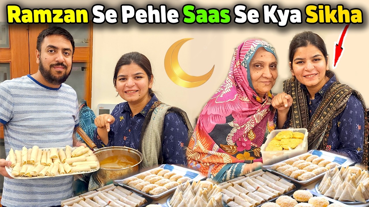 Saas Bahu Ne Mil Ke Ramadan Preparation Ki❤️ Sasural Mein Kya Banaya🌙