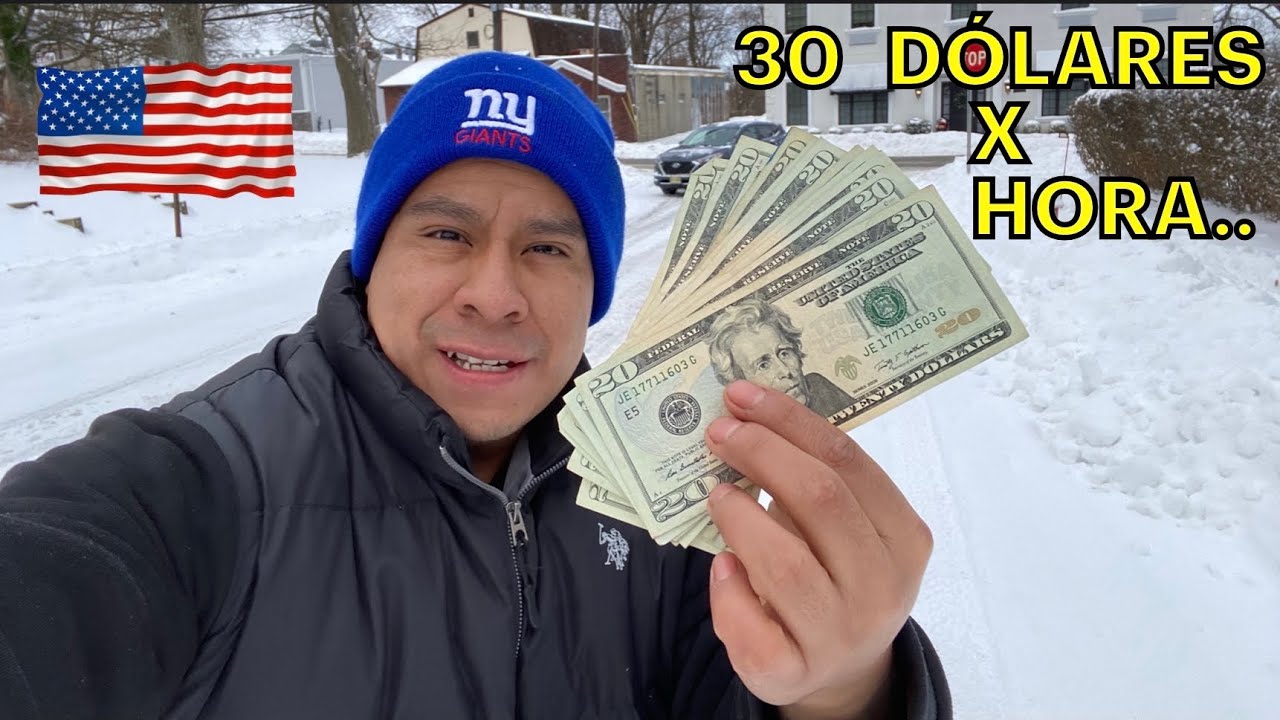 CUÁNTO se GANA LIMPIANDO NIEVE?USA(2021)💵❄️🇺🇸