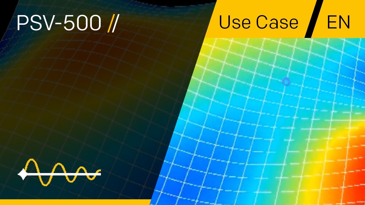 How to measure deflection shapes with a PSV Polytec Scanning Vibrometer in 5 easy steps