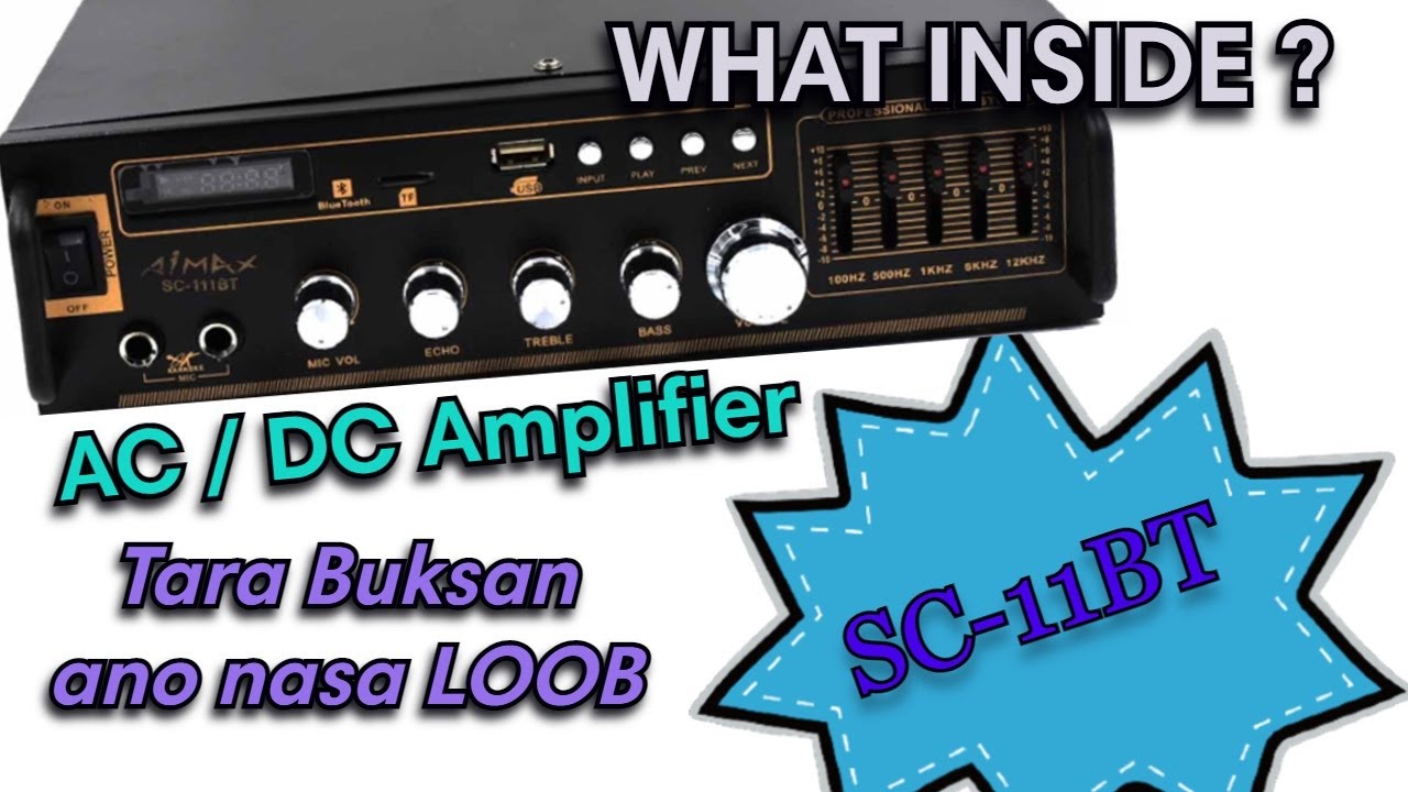 Why Aimax SC-111BT AMPLIFIER has weak sound [Review & Upgrade to TDA7379]