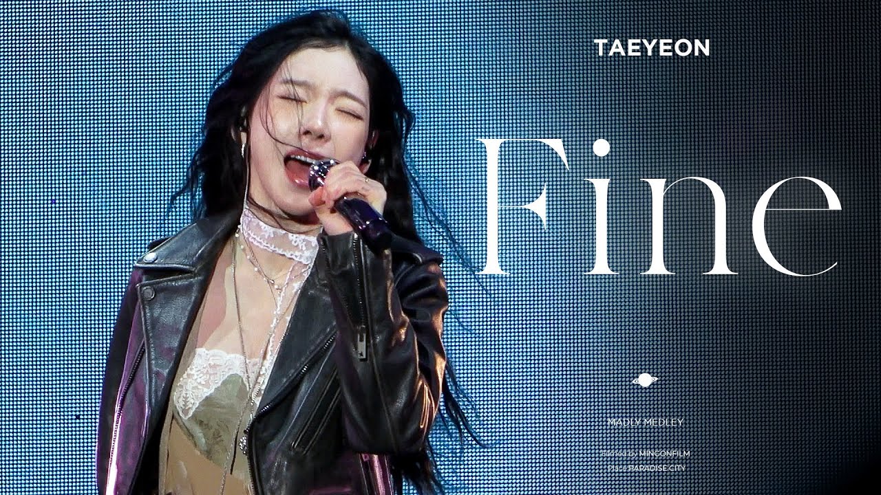Taeyeon 태연 'Fine 4K 직캠ㅣMadly Medley Festival (251019)