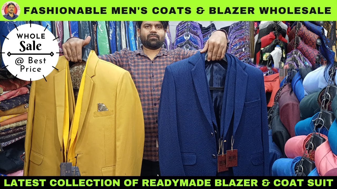 Trendy & Fashionable Coat Pant, Blazer Wholesale Market Kolkata | Readymade Stylish Men’s Coat