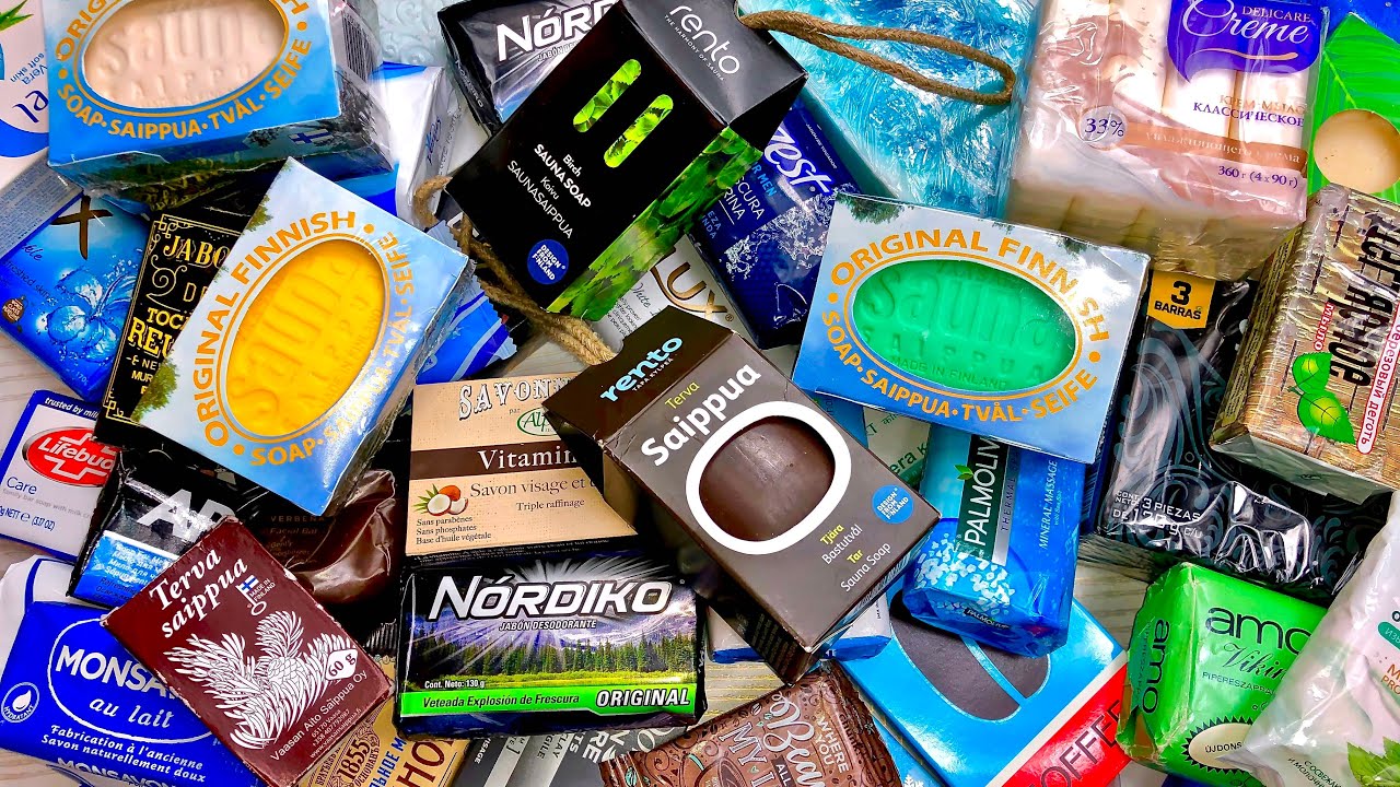🇫🇮 Finnish 🇫🇮 Saippuat ASMR Soap Haul  💙 Opening Unboxing Unwrapping Unpacking International Soaps