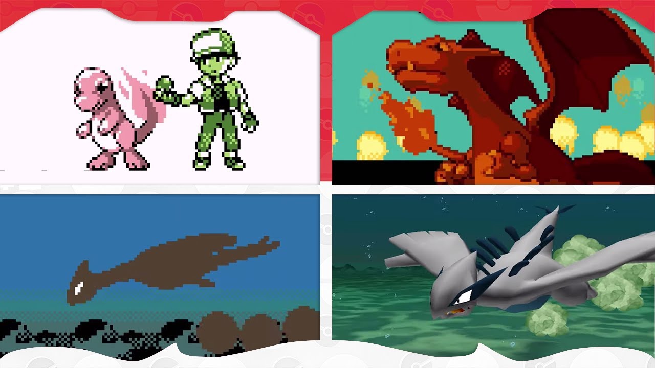 Evolution of Pokemon: Title Screens ᴴᴰ (1995 - 2019) [33 games]
