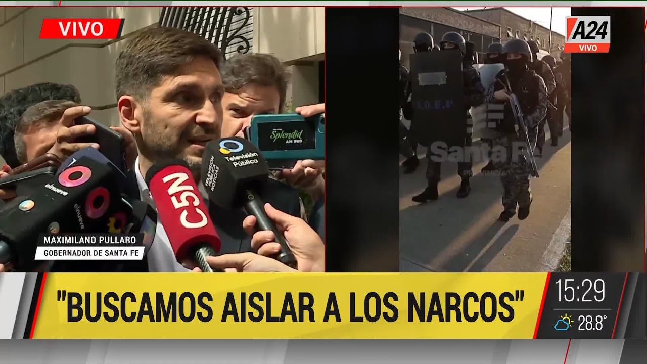 🚨 Tras las amenazas, habla el gobernador de Santa Fe, Maximiliano Pullaro