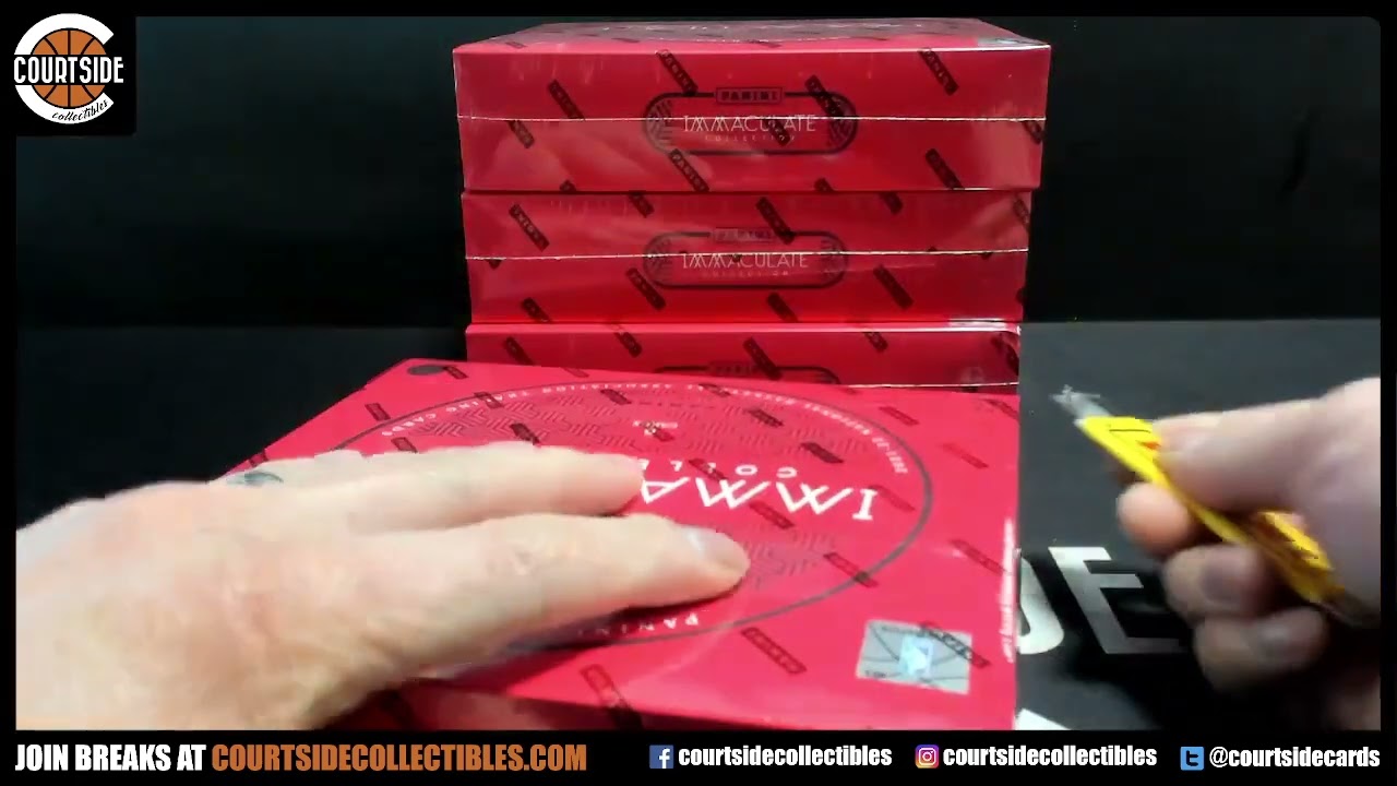 SICK! 2021-22 Panini Immaculate Basketball 5-Box CASE Pick Your Team Break