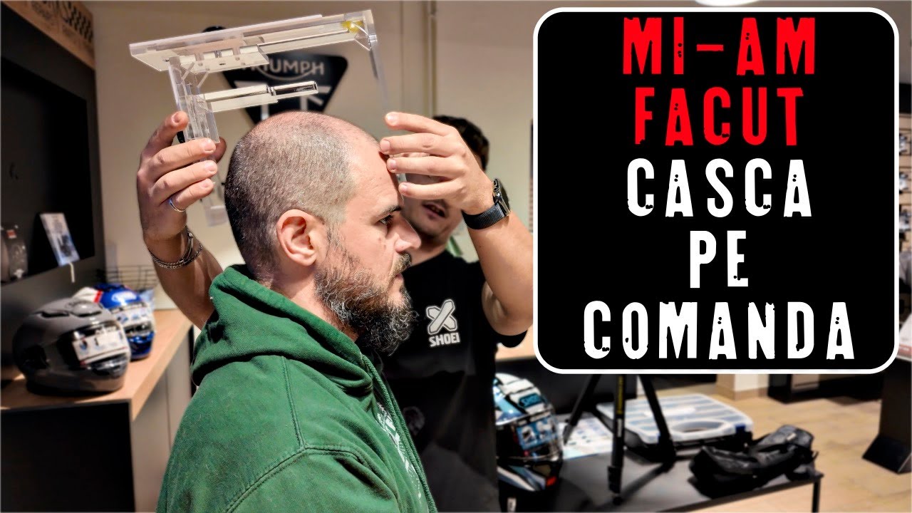 Mi-am facut casca 'pe comanda'. Merita Shoei P.F.S.?