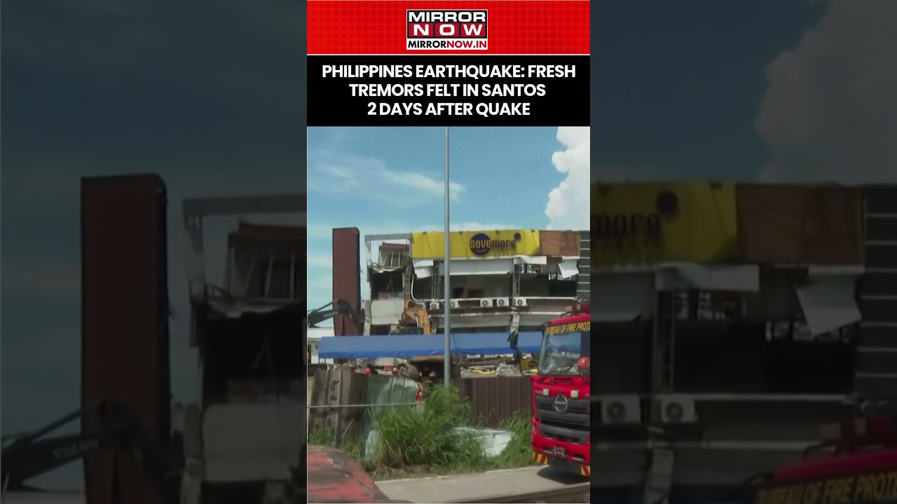 Philippines Earthquake: Fresh Tremors Felt In General Santos 2 Days After Deadly Quake #shorts