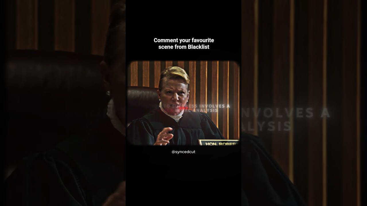 POV : when Reddington roasted the judge #raymondreddington #blacklist #4kedit #syncedcut