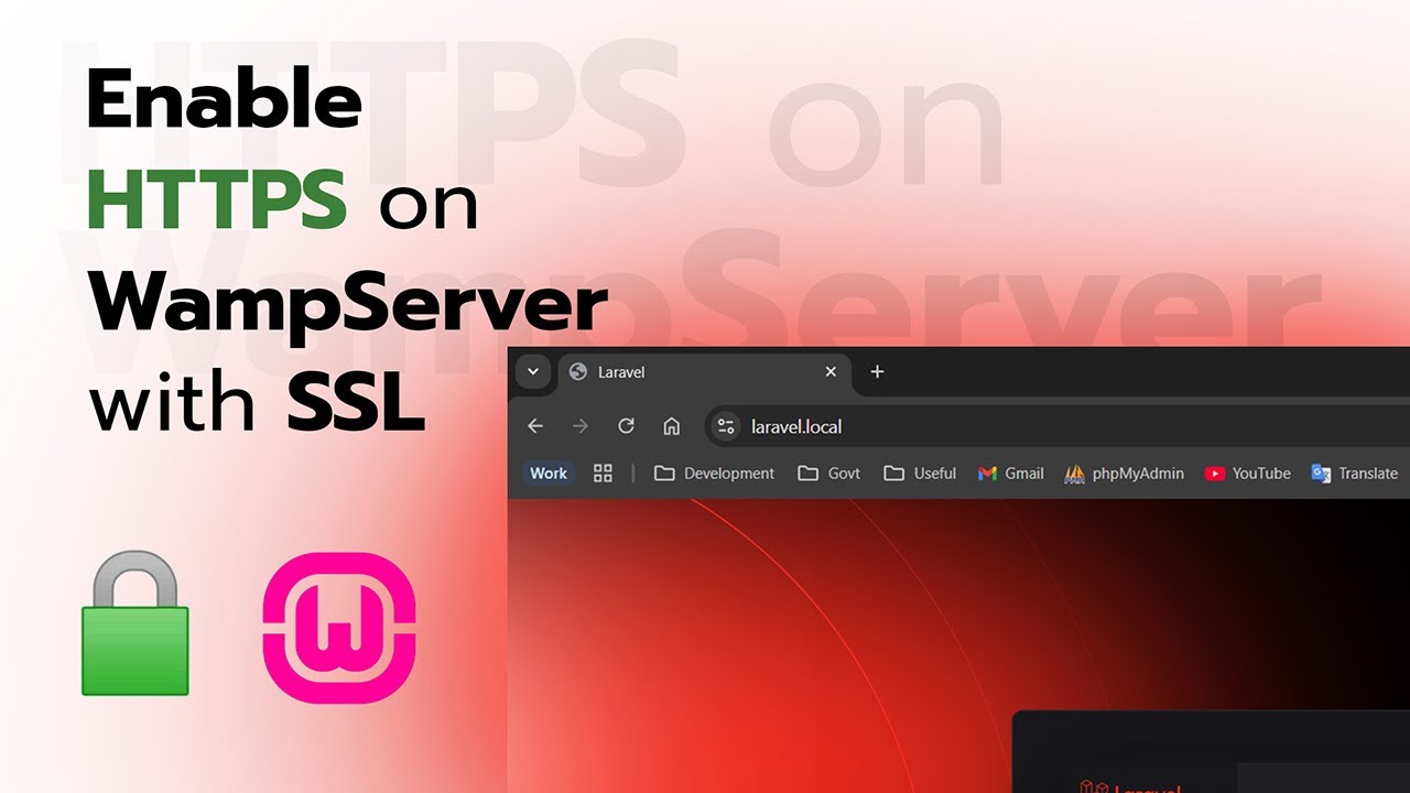 How to enable HTTPS on Wamp Server with SSL