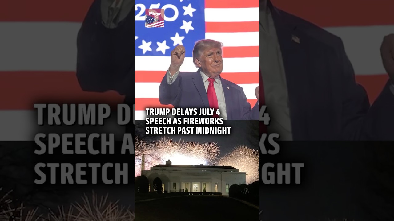 July 4 timeline chaos as Trump pushes speech due to deadly heat with fireworks going past midnight