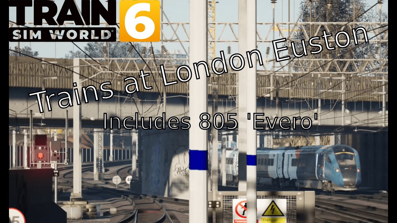 Trains at London Euston TSW6 - New Avanti 805 'Evero'