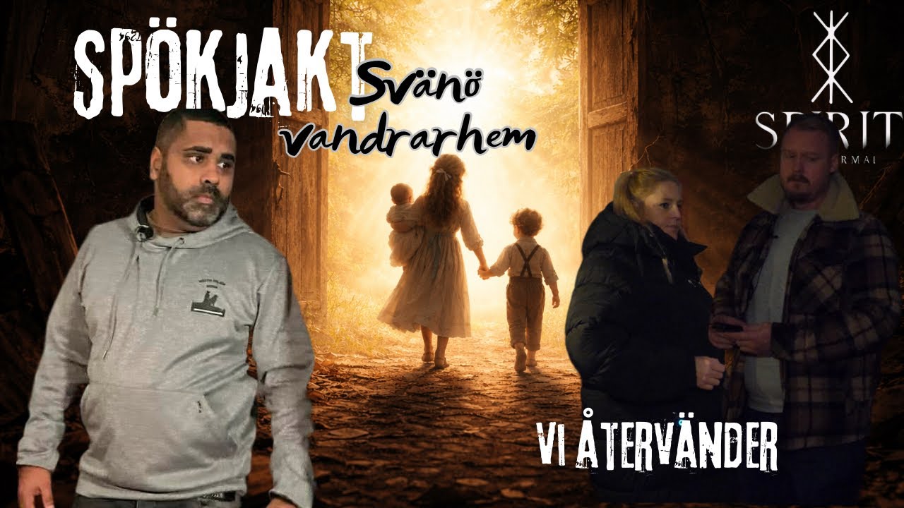 #spökjakt  Svänö Vandrarhem - Vi återvänder och hjälper tre barn över till ljuset.