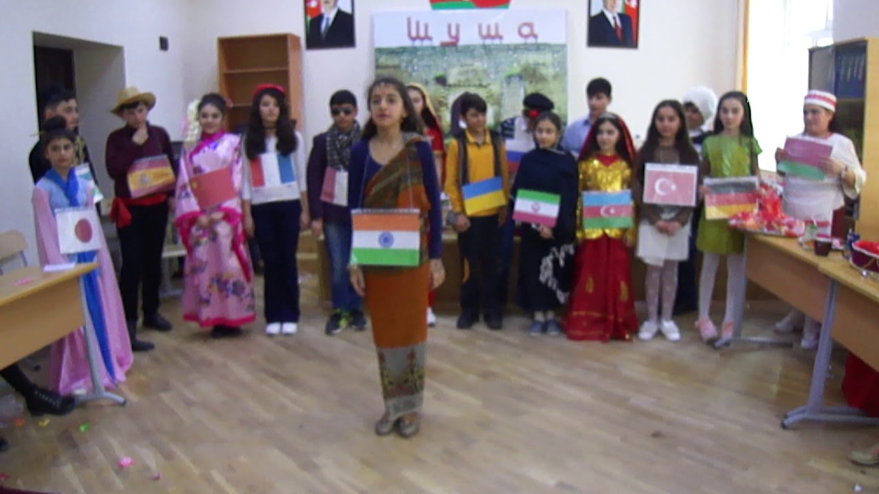 192saylı tam orta məktəb.  Novruz bayramı tədbiri 6b Eyvazova Aygün müəllimə.