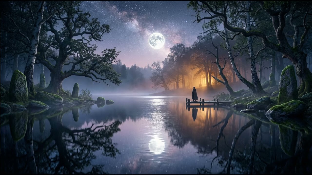 🌙 The Light Beyond the Trees - Mystical Celtic Music | Irish Folk