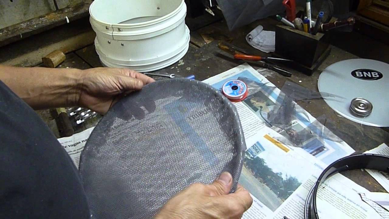 Homemade Drums 2.0 | 2- Construção dos pads [parte 1]