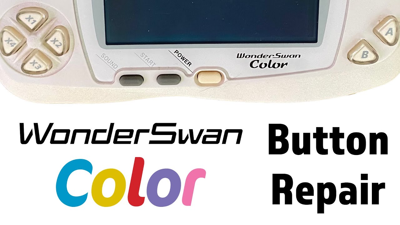 WonderSwan Color Button Repair