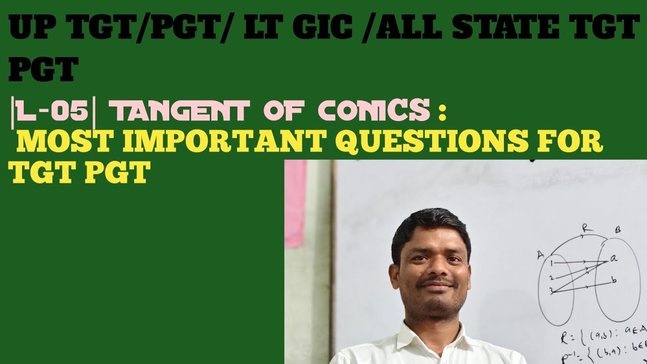 |L-04| Most Important Questions Based On Tangent Of Conics 