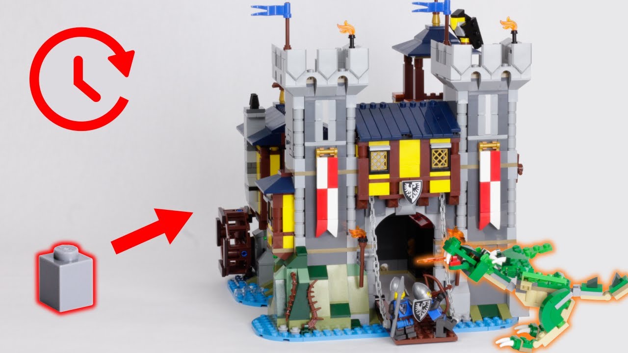 Lego Castle BUILDS Itself!! Lego Creator Castle Speed Build