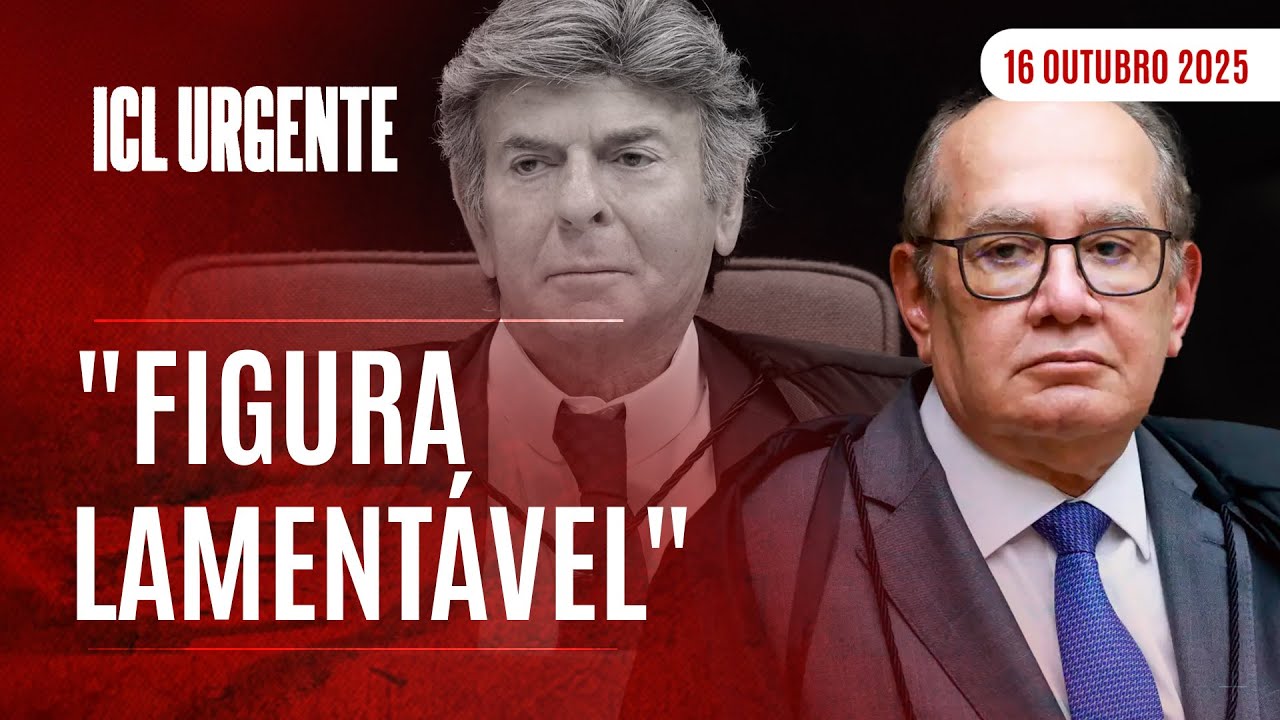 ICL URGENTE  - 16/10/25 - DEFENSOR DE BOLSONARO, FUX SE ISOLA NO STF E VIRA ALVO DE GILMAR MENDES