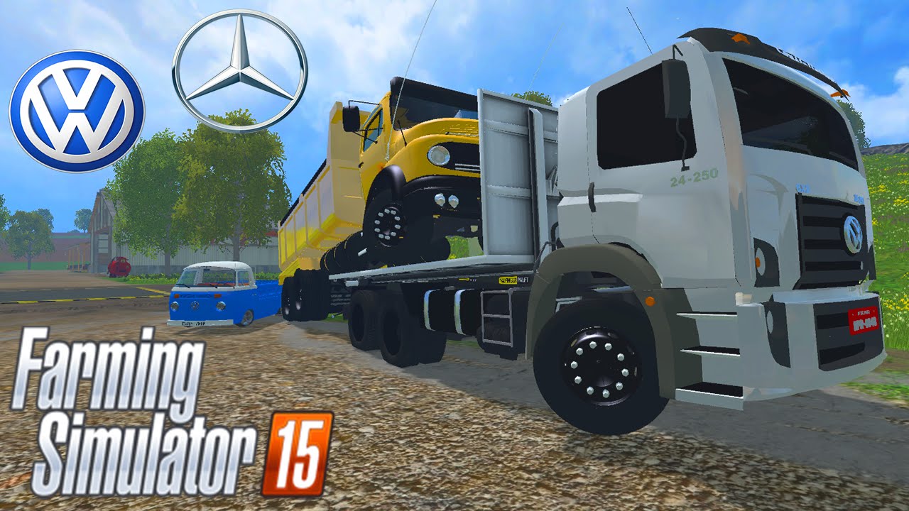 Caminhões na Fazenda - Farming Simulator 2015