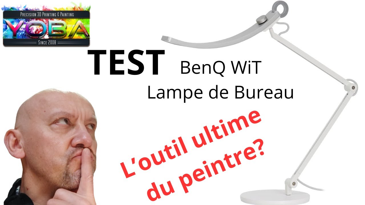 Unboxing et Test BenQ WiT Lampe de Bureau. L'outil ultime du peintre?