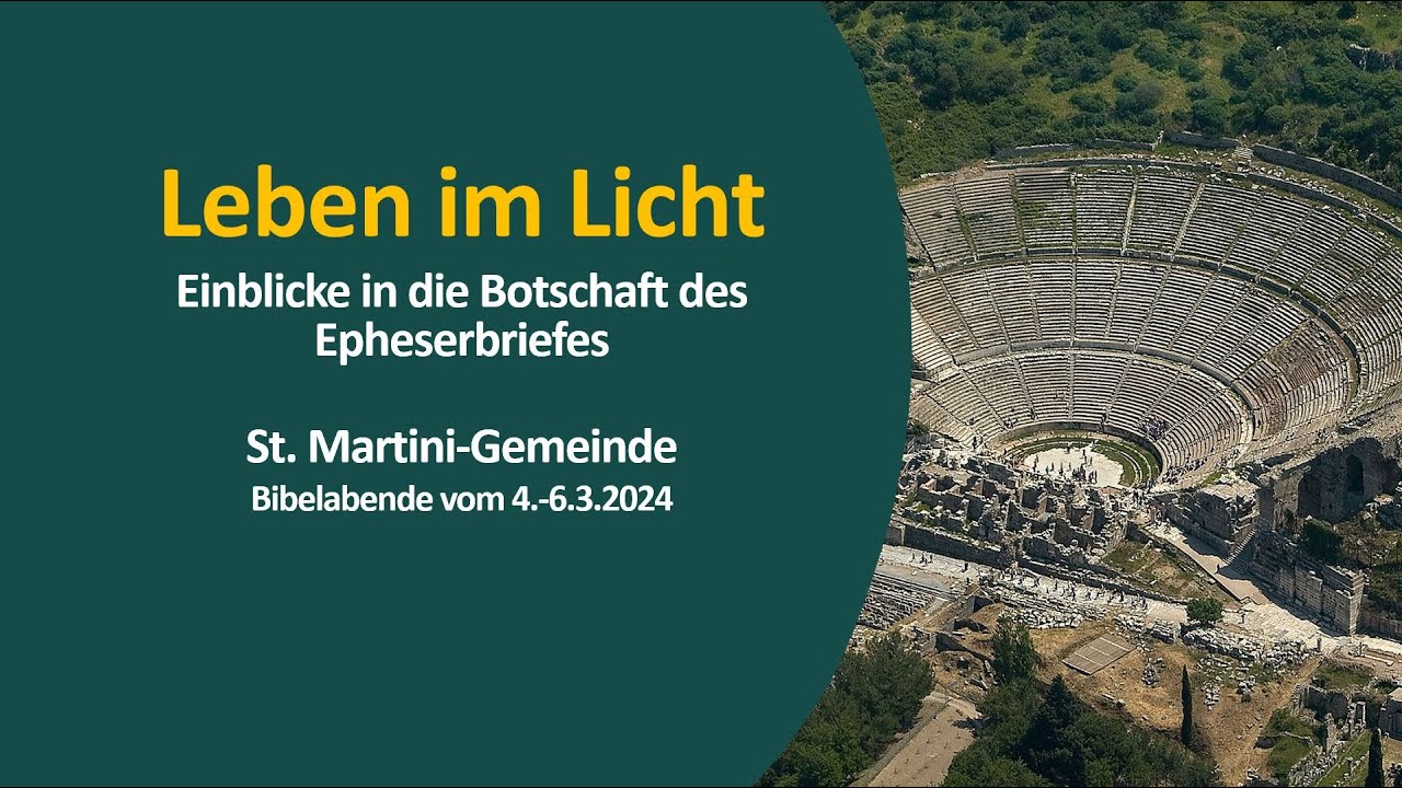 Bibelabend am 05.03.2024 - Gerettet! - Die Rettung aus Gnade für Juden und Heiden