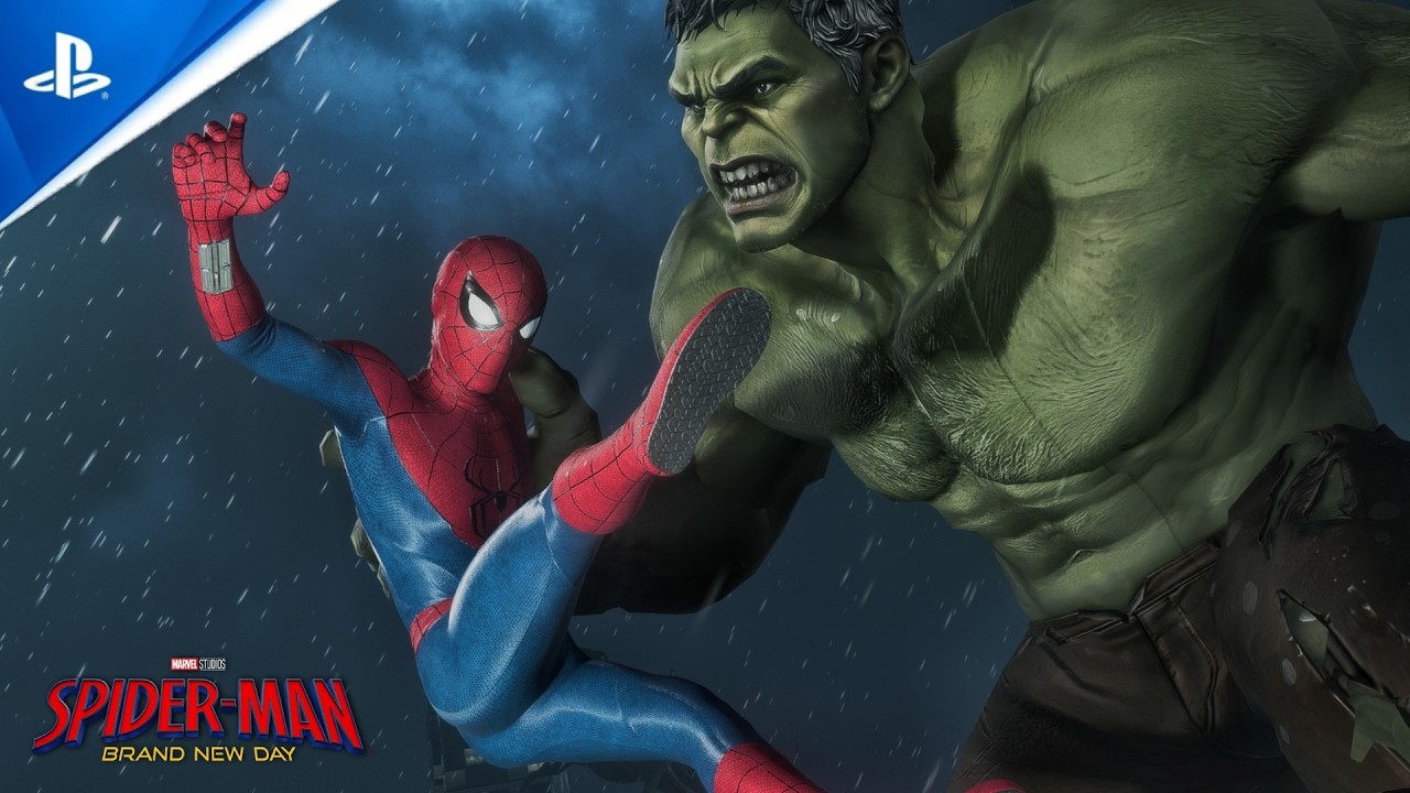 NEW Spider-Man Brand New Day Suit vs Hulk Boss Fight FULL GAME (All Cutscenes)- Spider-Man 2 PC Mods