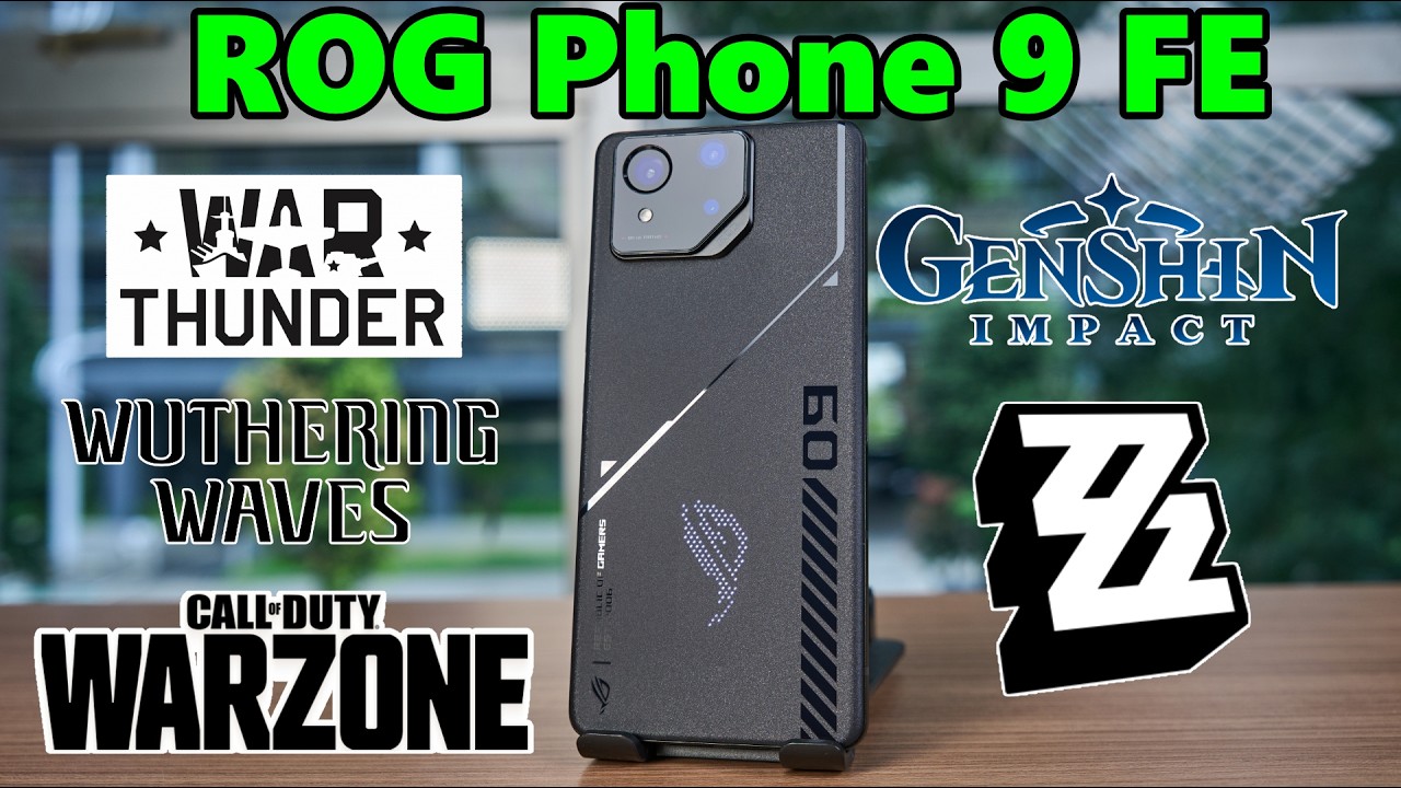 Gaming test - ROG Phone 9 FE with Snapdragon 8 Gen 3