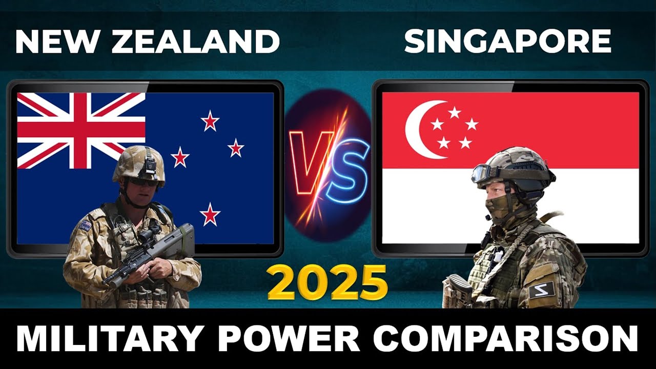 New Zealand vs Singapore Military Power 2025 | Singapore vs New Zealand Military Power 2025