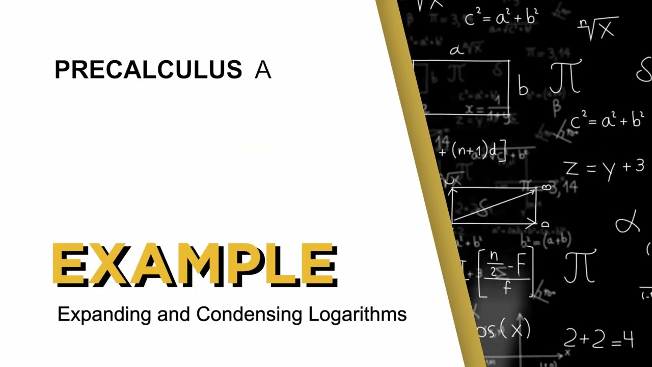 Expanding and Condensing Logarithms