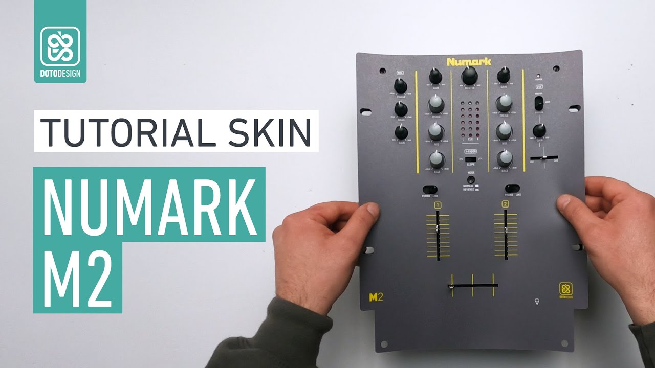 NUMARK M2 Skin - How to apply a Dj Mixer Skin | Come applicare Skin Tutorial Doto Design
