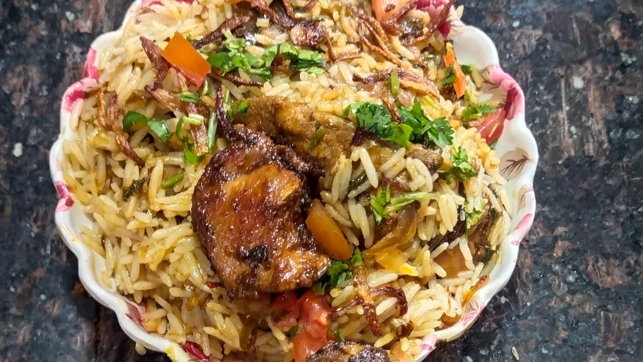Easy Bhuja Chicken and Biryani recipe @IFFI-foodhealthNtips #cooking #food #live #youtube