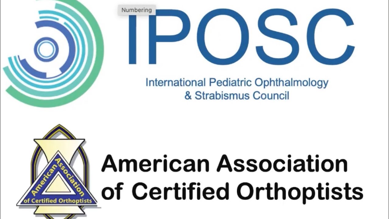 IPOSC with American Association Certified Orthoptists webinar: Orthoptic examination of the children
