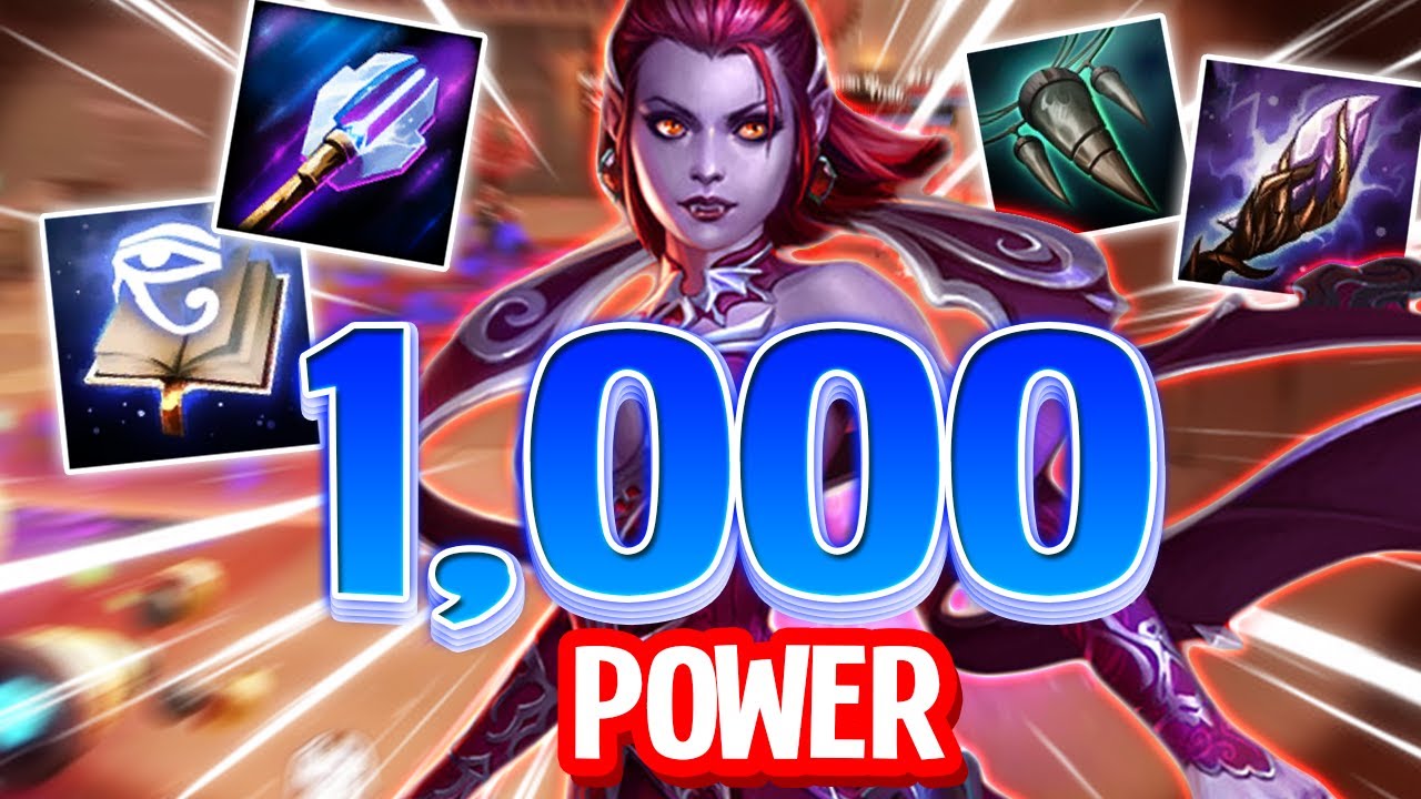 Я построил 1000 Power на ЧАНЬЭ В SMITE...
