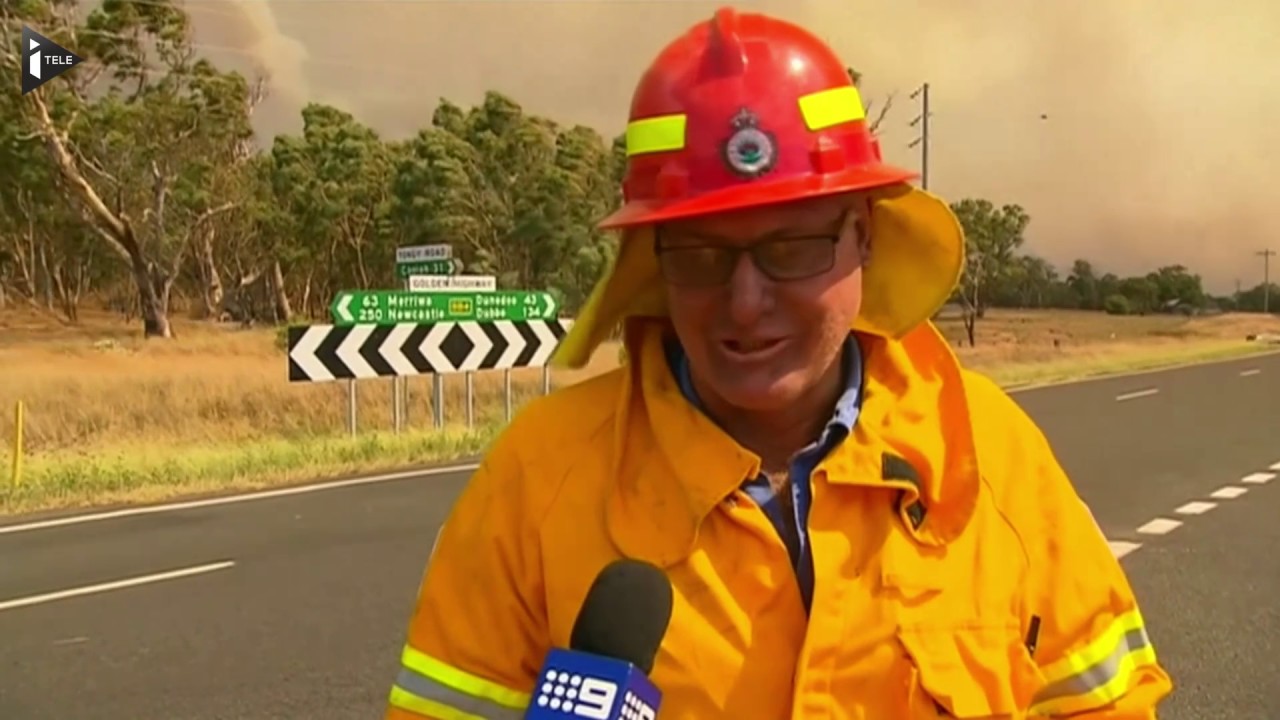 L'Australie touch&eacute;e par d'immense feu de for&ecirc;t