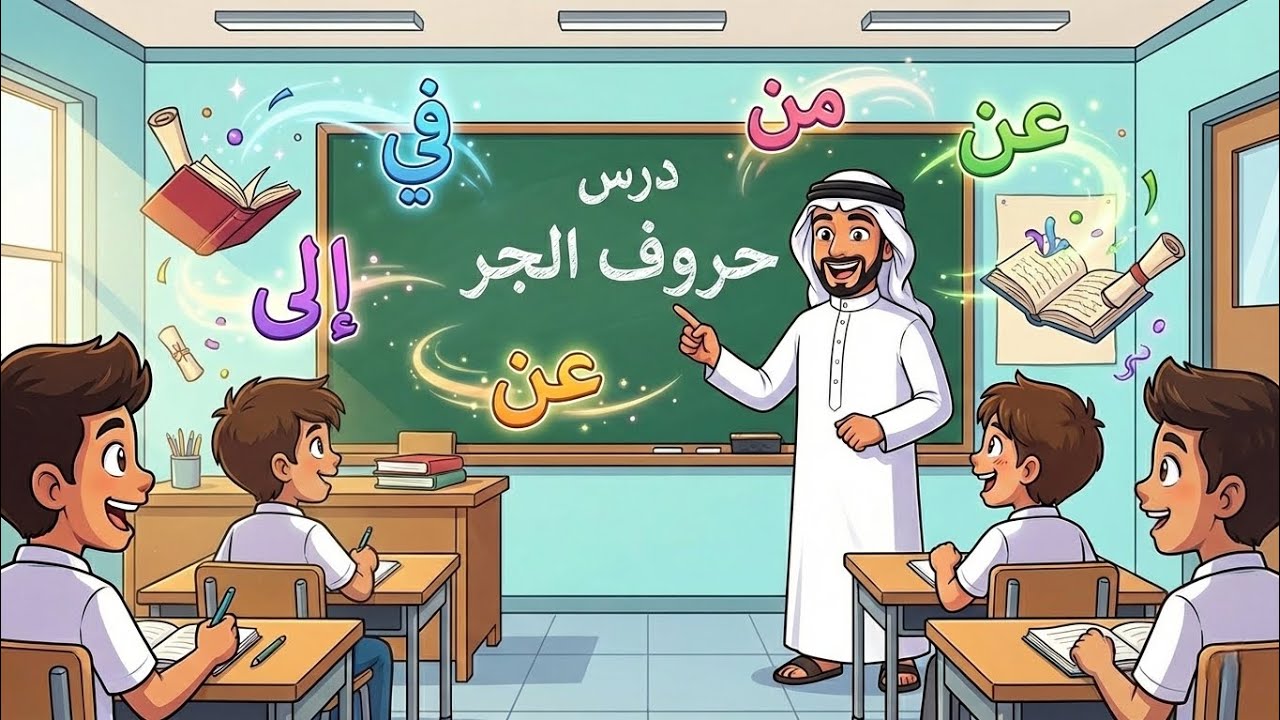 شرح درس حروف الجر مع أحكامها كاملاً للصف الحادي عشر | بشكل بسيط 