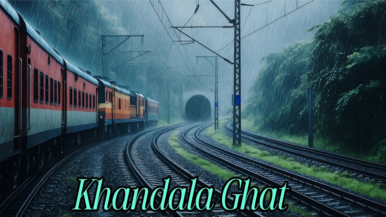Khandala Ghat Monsoon Mein Train Journey Gwalior To Pune Train 22194