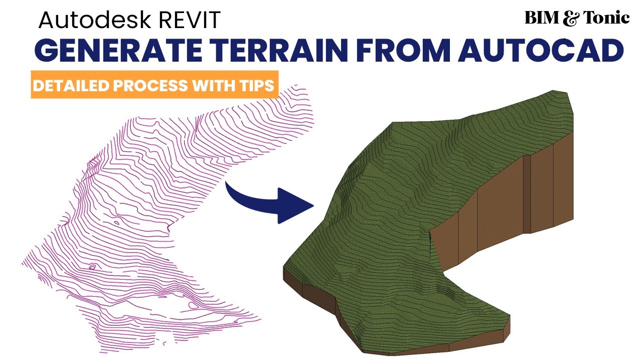 How To Generate Terrain From AutoCAD in Revit