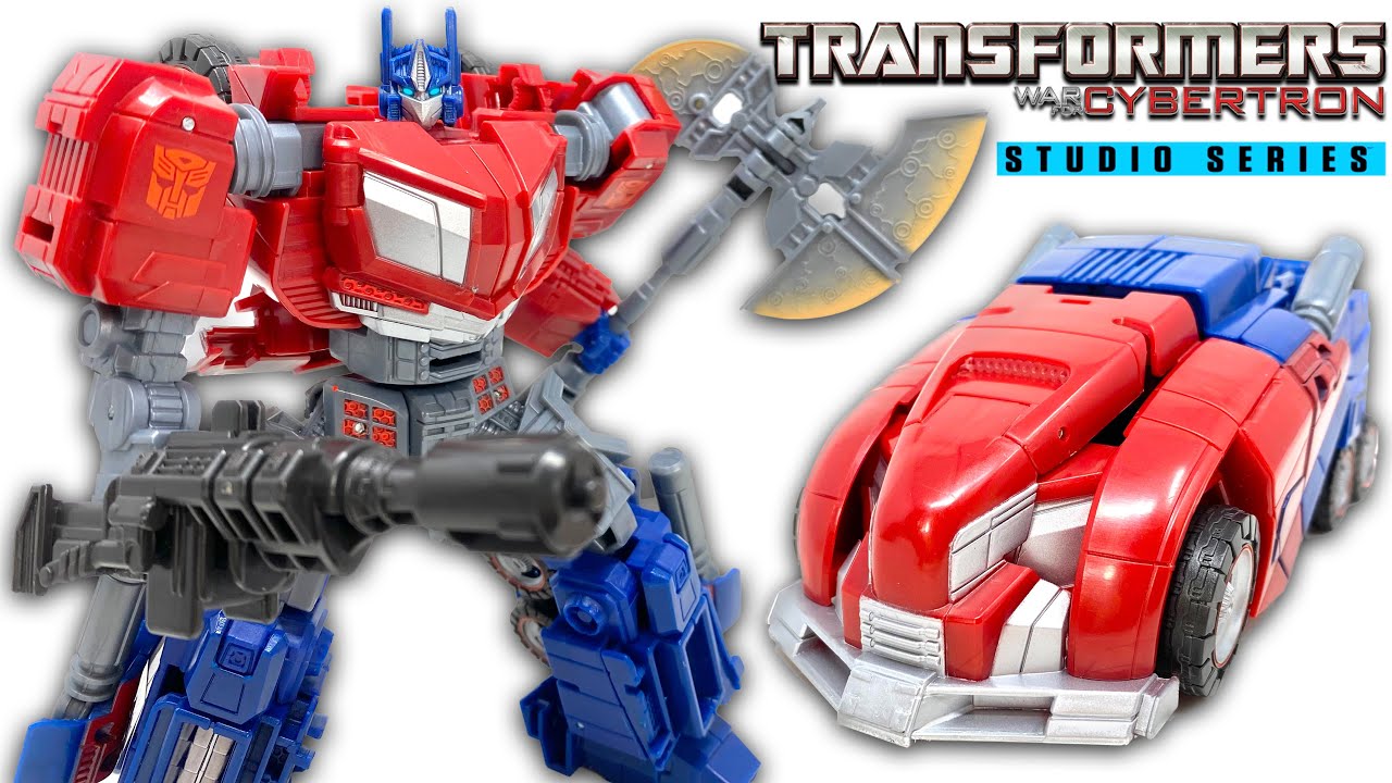 Обзор Transformers Studio Series GAMER EDITION 03: Война за Кибертрон, класс «Вояджер», Оптимус П...