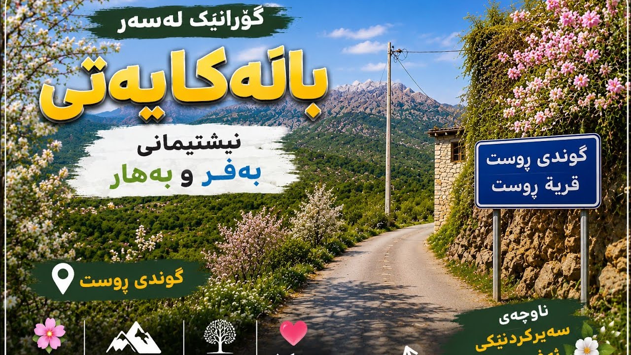 گۆرانیەک لەسەر باڵەکایەتی نیشتمانی بەفر و بەهار  